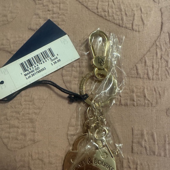 Dooney & Bourke Gold-Tone Keychain - Picture 2 of 4